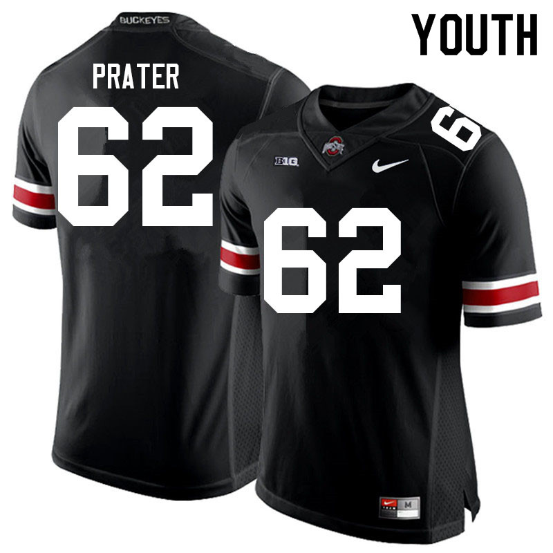 Youth #62 Bryce Prater Ohio State Buckeyes College Football Jerseys Sale-Black